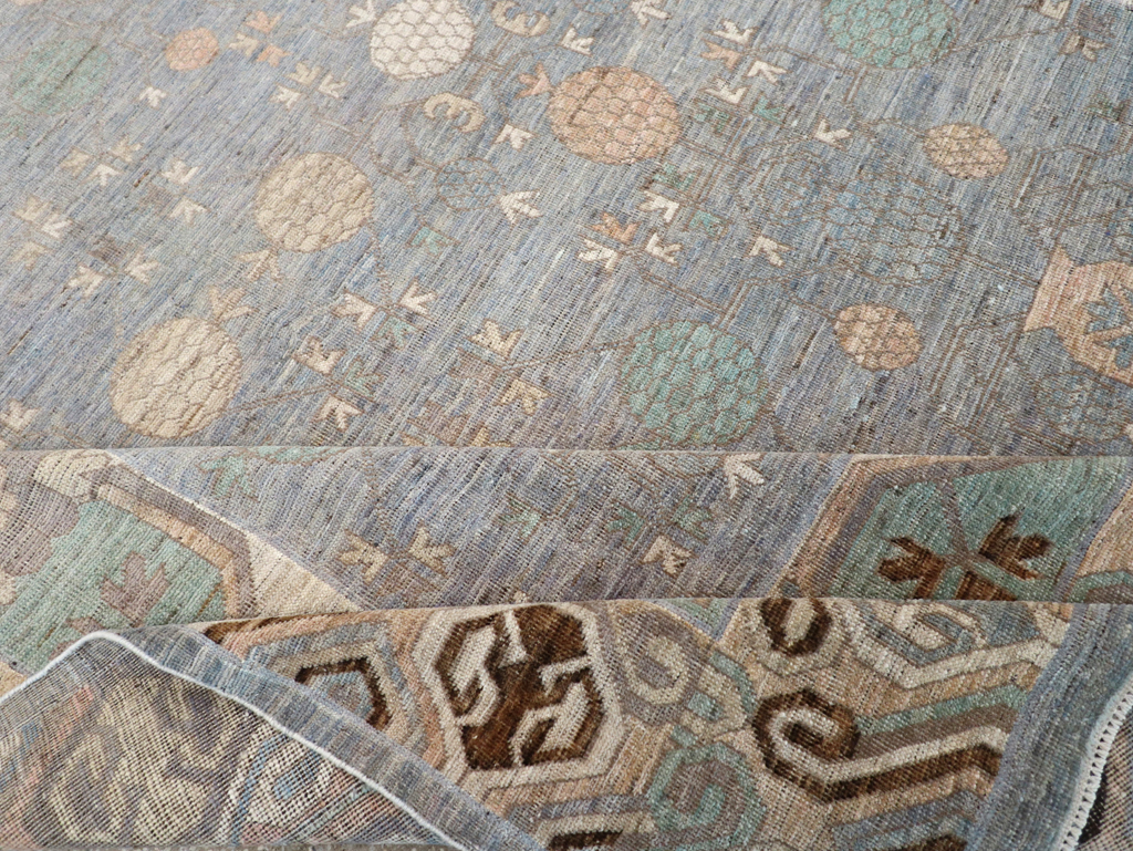 Modern East Turkestan Khotan Room Size Carpet, No.31789 - Gsblank