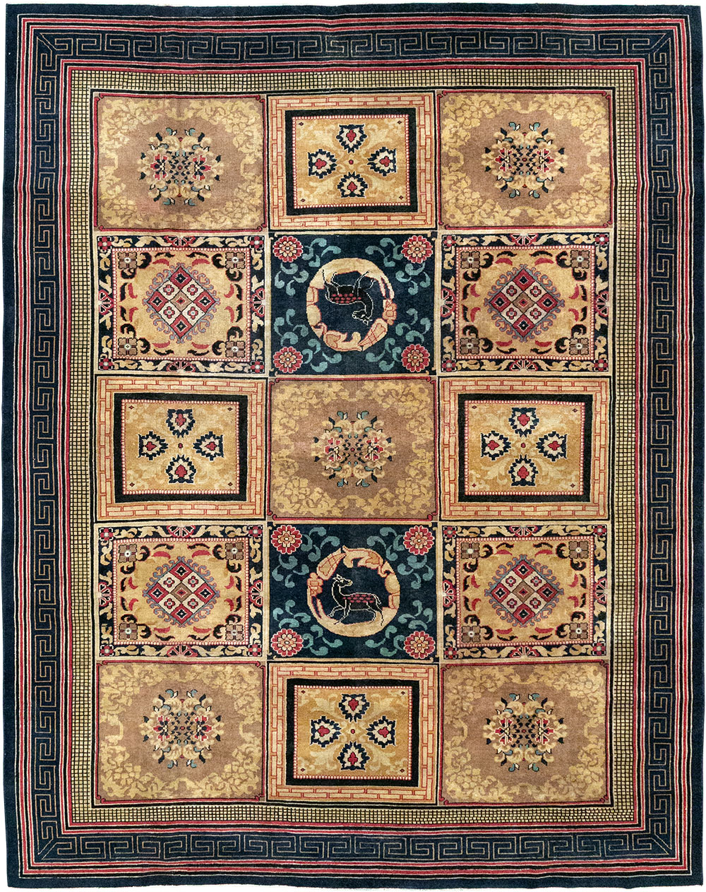 Antique Indian Khotan Room Size Carpet, No.31793 - Gsblank
