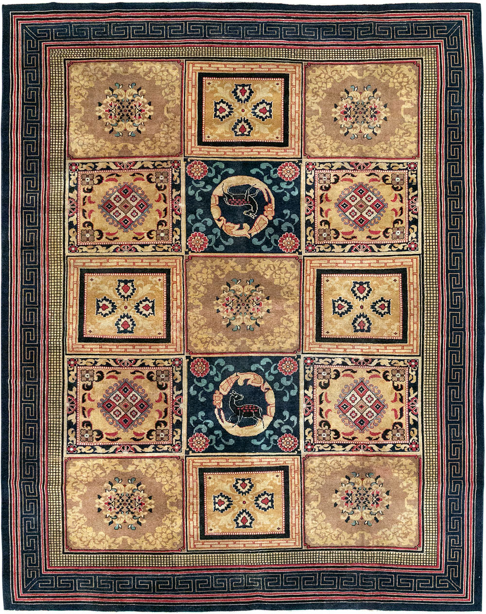 Antique Indian Khotan Room Size Carpet, No.31793 - Gsblank