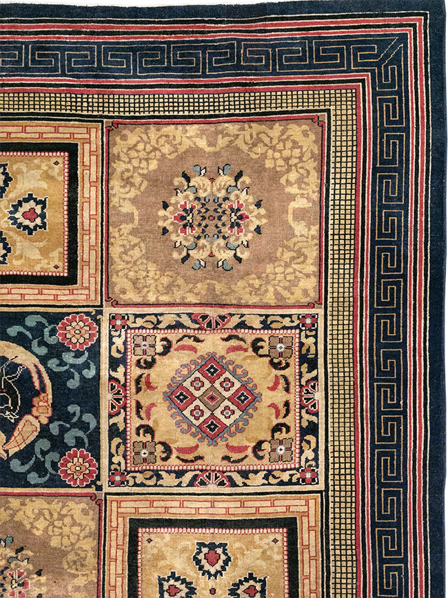 Antique Indian Khotan Room Size Carpet, No.31793 - Gsblank