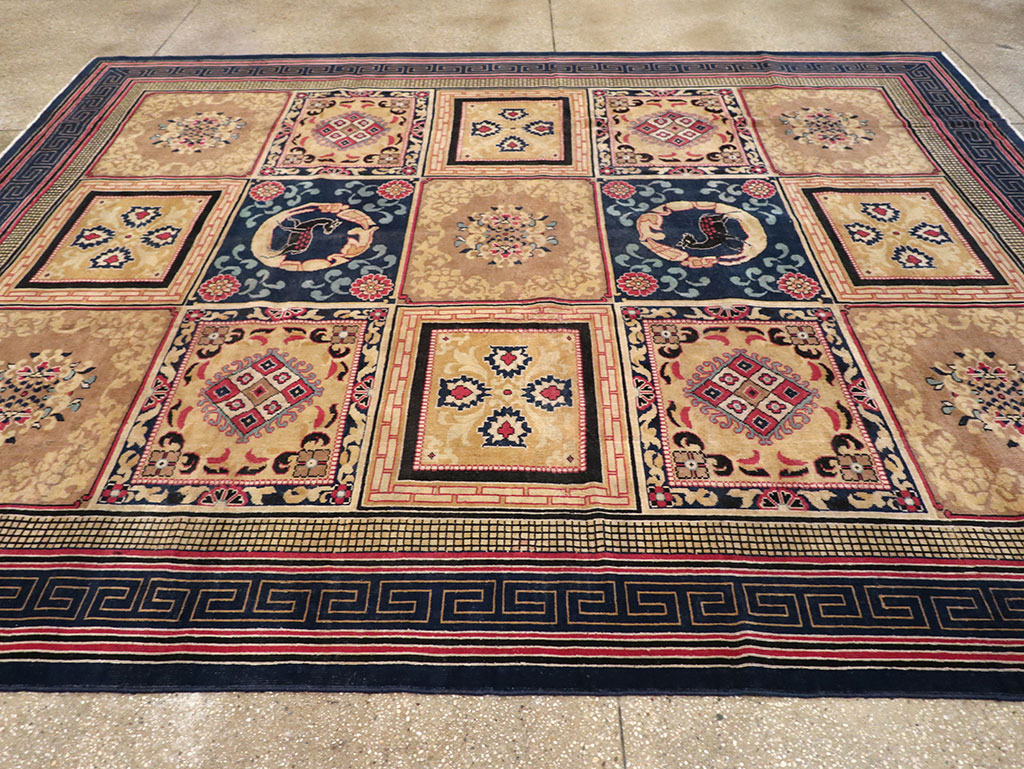 Antique Indian Khotan Room Size Carpet, No.31793 - Gsblank