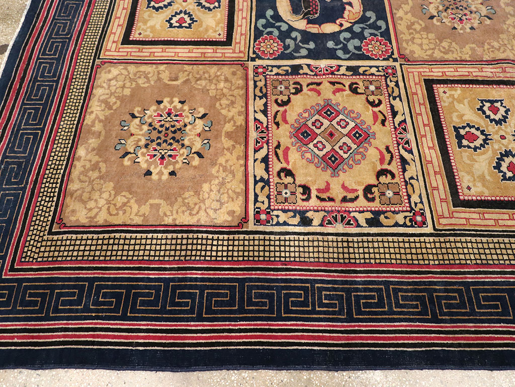 Antique Indian Khotan Room Size Carpet, No.31793 - Gsblank