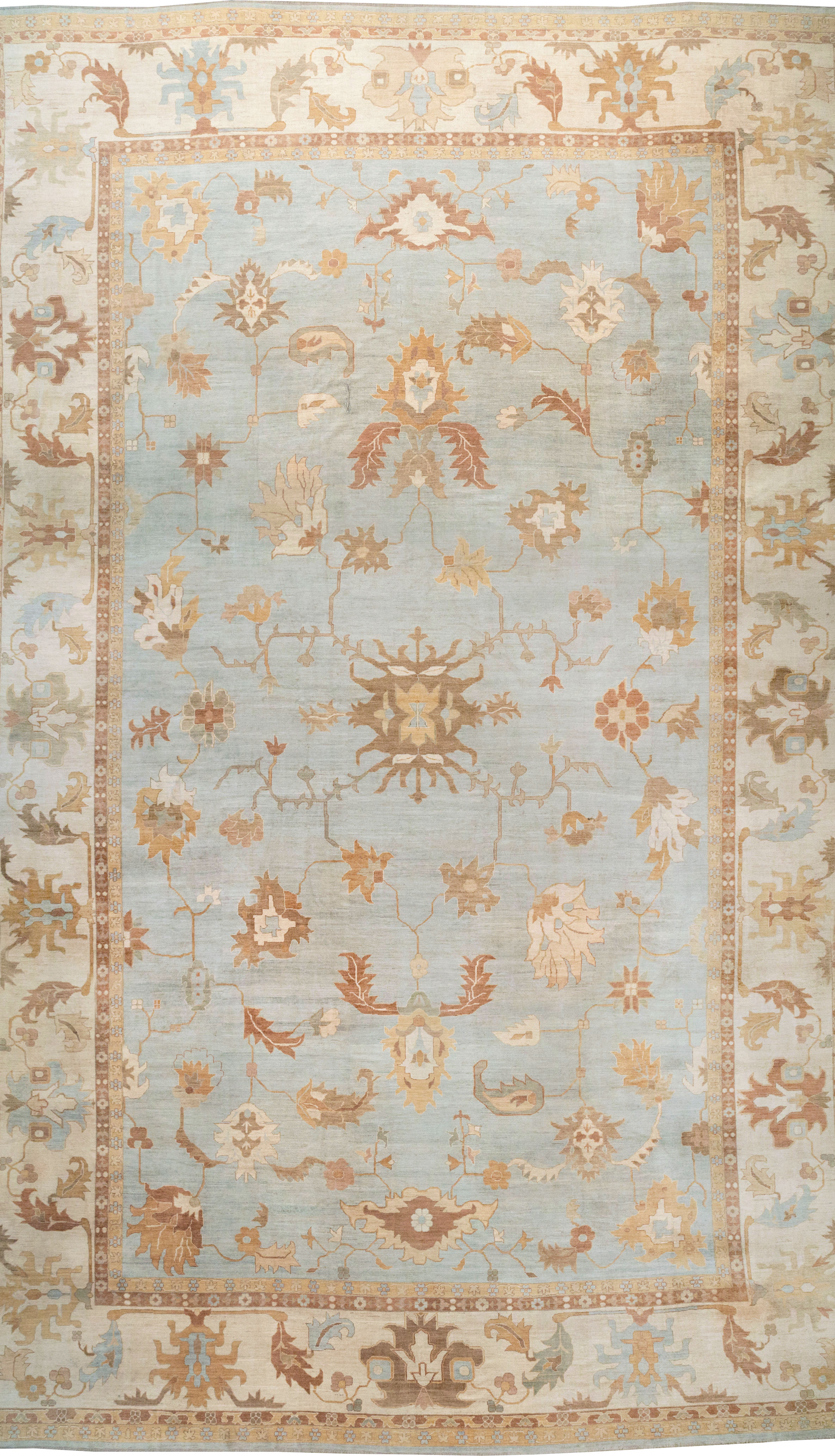 Modern Turkish Oushak Oversize Carpet, No.31795 - Gsblank