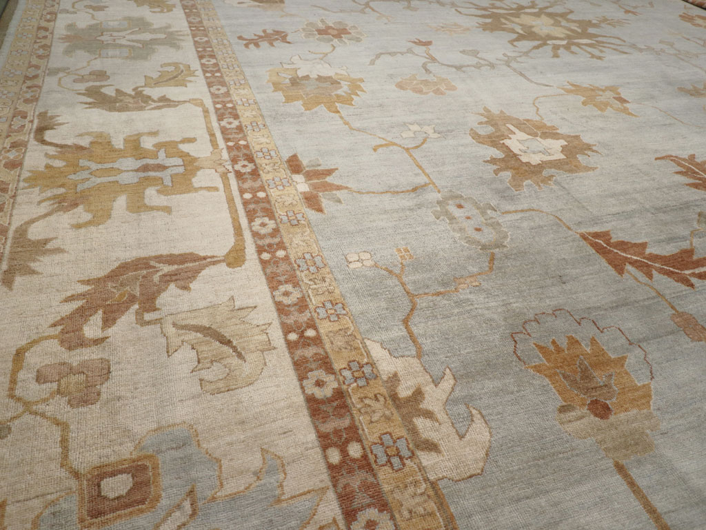 Modern Turkish Oushak Oversize Carpet, No.31795 - Gsblank