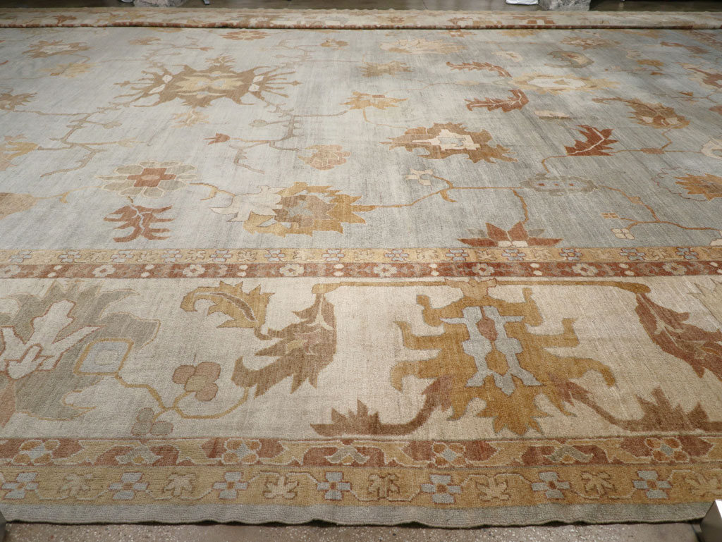 Modern Turkish Oushak Oversize Carpet, No.31795 - Gsblank