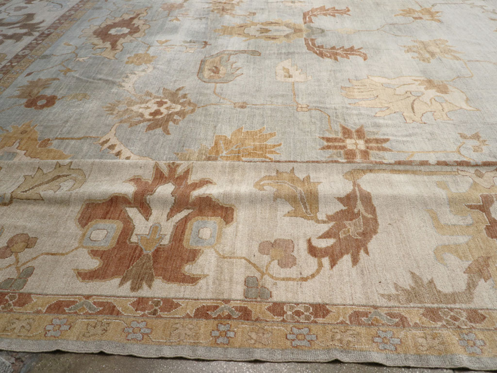 Modern Turkish Oushak Oversize Carpet, No.31795 - Gsblank