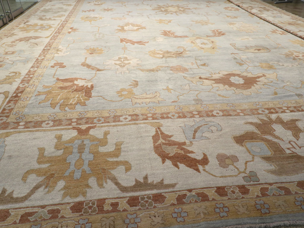 Modern Turkish Oushak Oversize Carpet, No.31795 - Gsblank