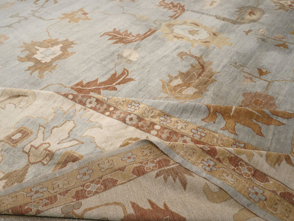 Modern Turkish Oushak Oversize Carpet, No.31795 - Gsblank