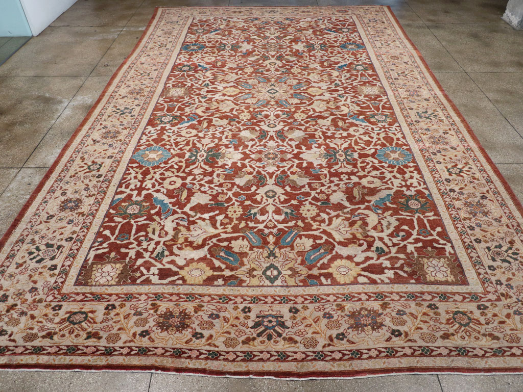 Antique Persian Mahal Oversize Carpet, No.31796 - Gsblank