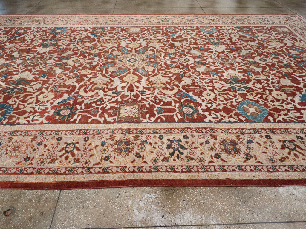 Antique Persian Mahal Oversize Carpet, No.31796 - Gsblank