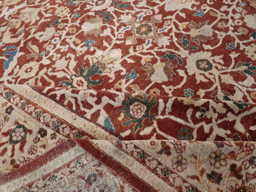 Antique Persian Mahal Oversize Carpet, No.31796 - Gsblank