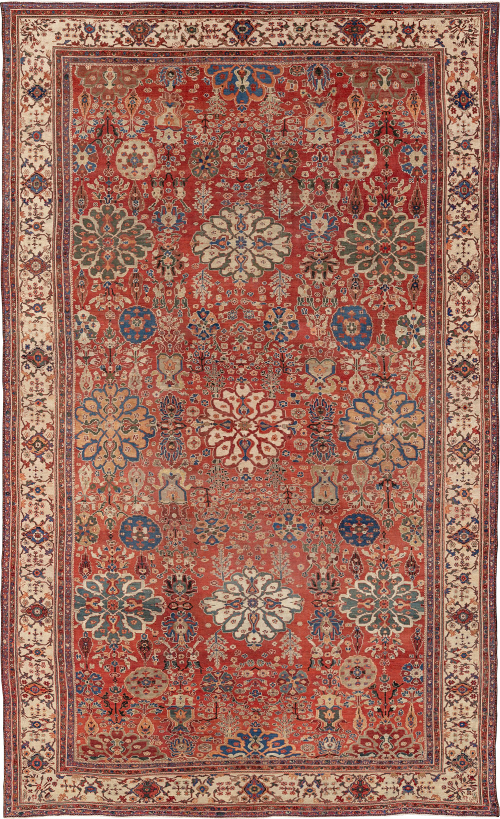 Antique Persian Sultanabad Oversize Carpet, No.31803 - Gsblank
