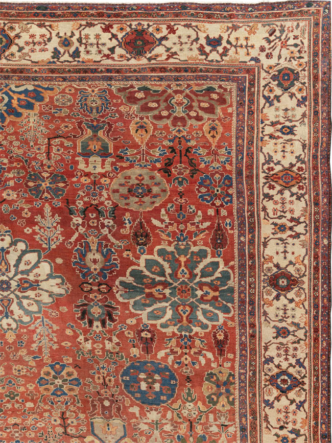 Antique Persian Sultanabad Oversize Carpet, No.31803 - Gsblank