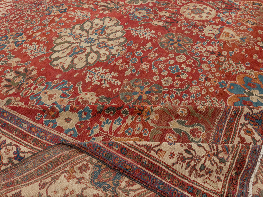Antique Persian Sultanabad Oversize Carpet, No.31803 - Gsblank