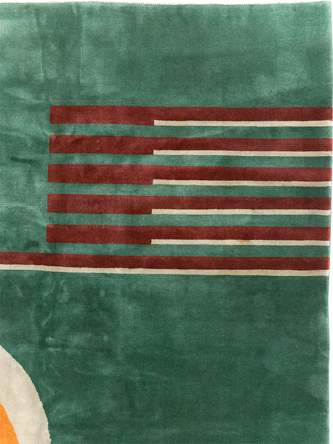 Vintage Chinese Art Deco Room Size Carpet, No.31804 - Gsblank