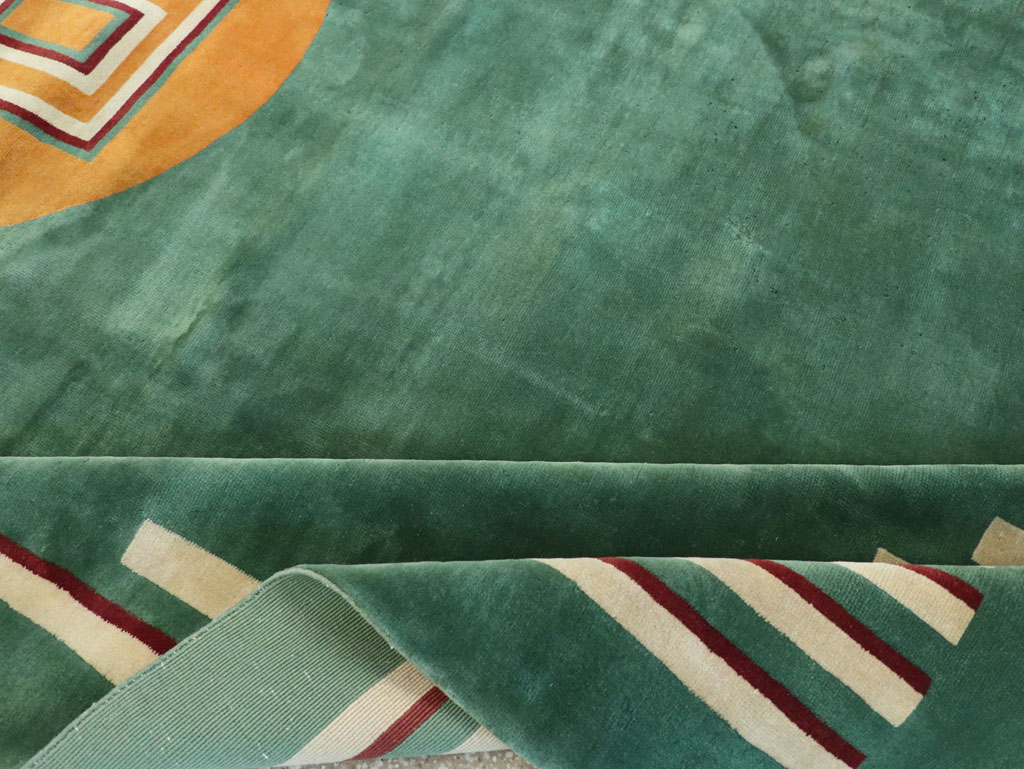 Vintage Chinese Art Deco Room Size Carpet, No.31804 - Gsblank