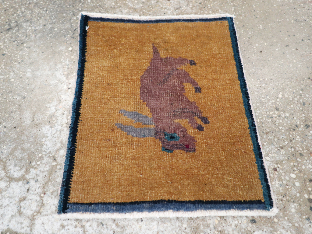 Vintage Chinese Pictorial Rug, No.31809 - Gsblank