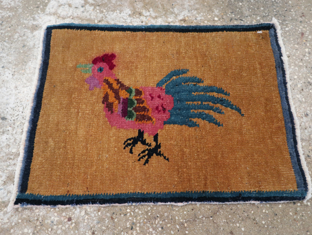 Vintage Chinese Pictorial Rug, No.31811 - Gsblank