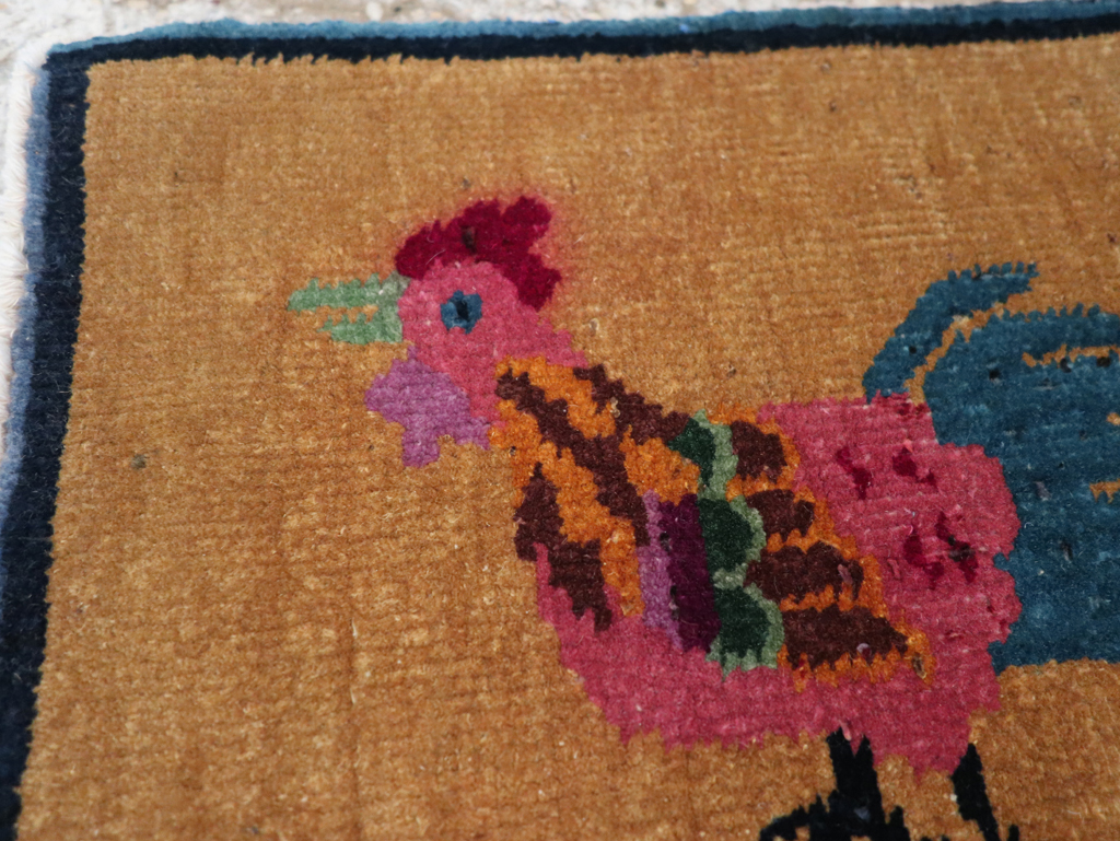 Vintage Chinese Pictorial Rug, No.31811 - Gsblank