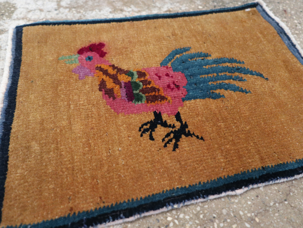 Vintage Chinese Pictorial Rug, No.31811 - Gsblank