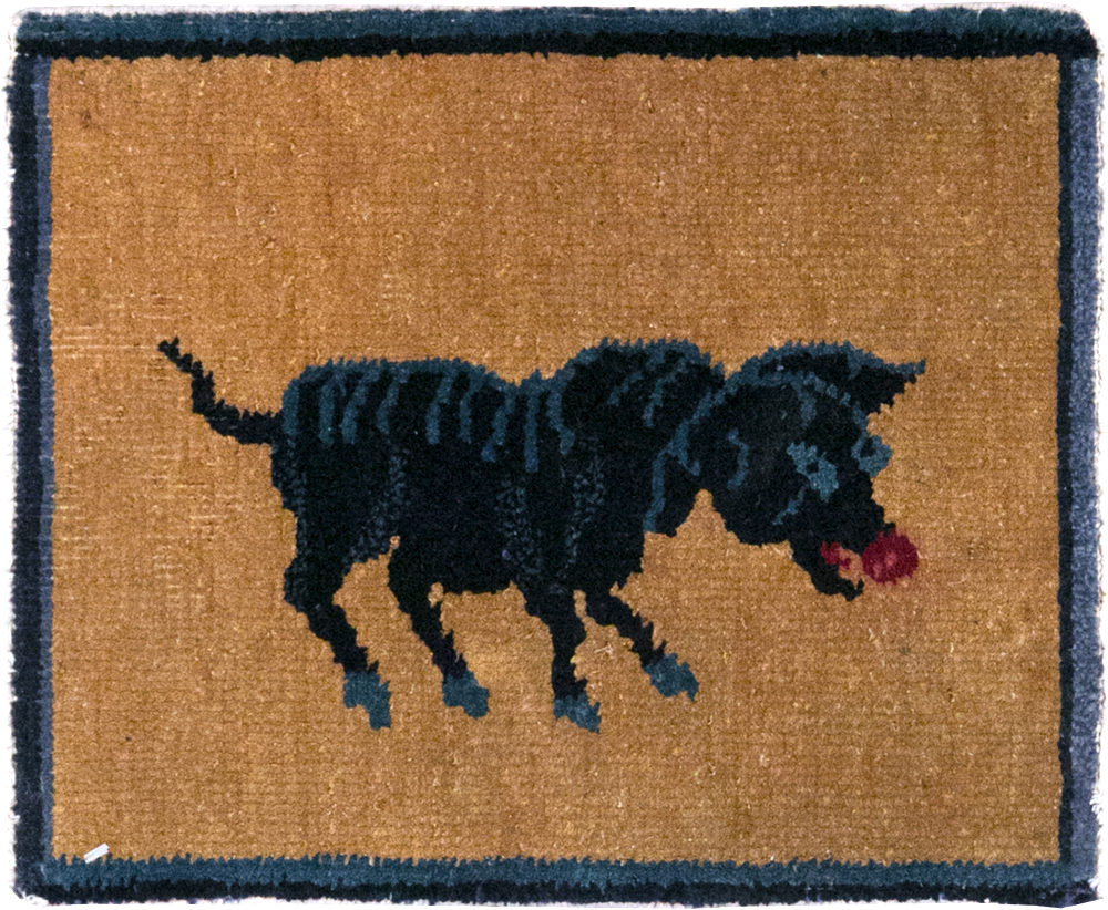 Vintage Chinese Pictorial Rug, No.31814 - Gsblank