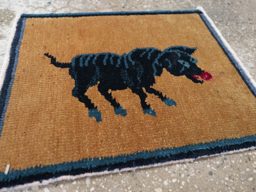 Vintage Chinese Pictorial Rug, No.31814 - Gsblank