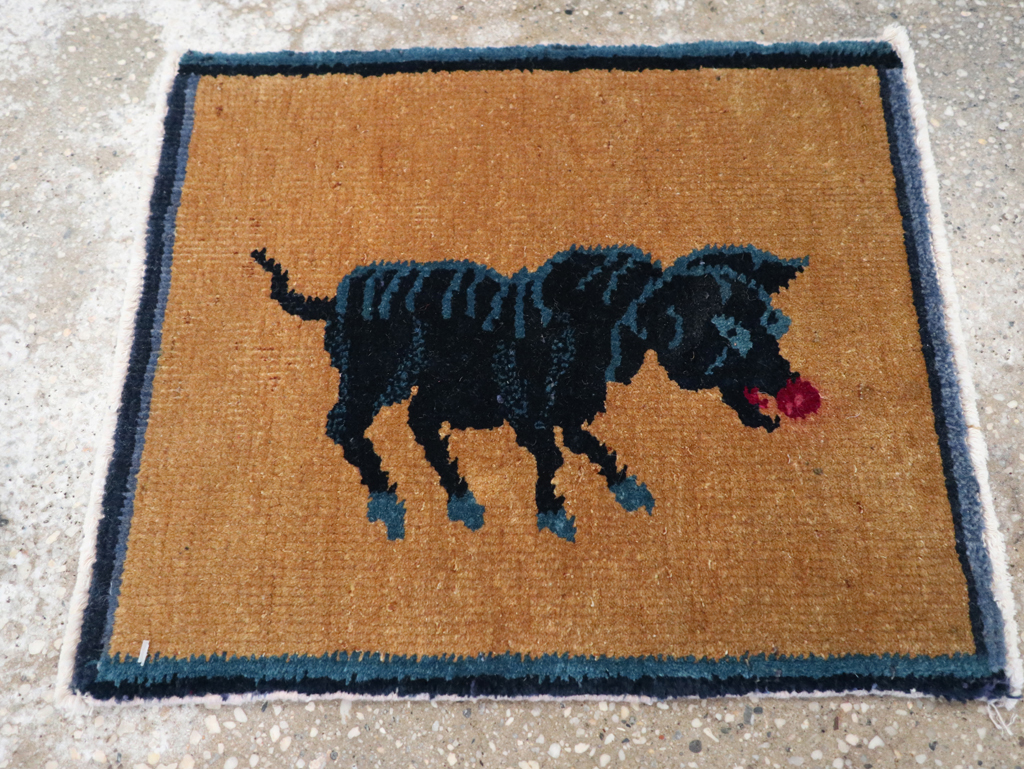 Vintage Chinese Pictorial Rug, No.31814 - Gsblank