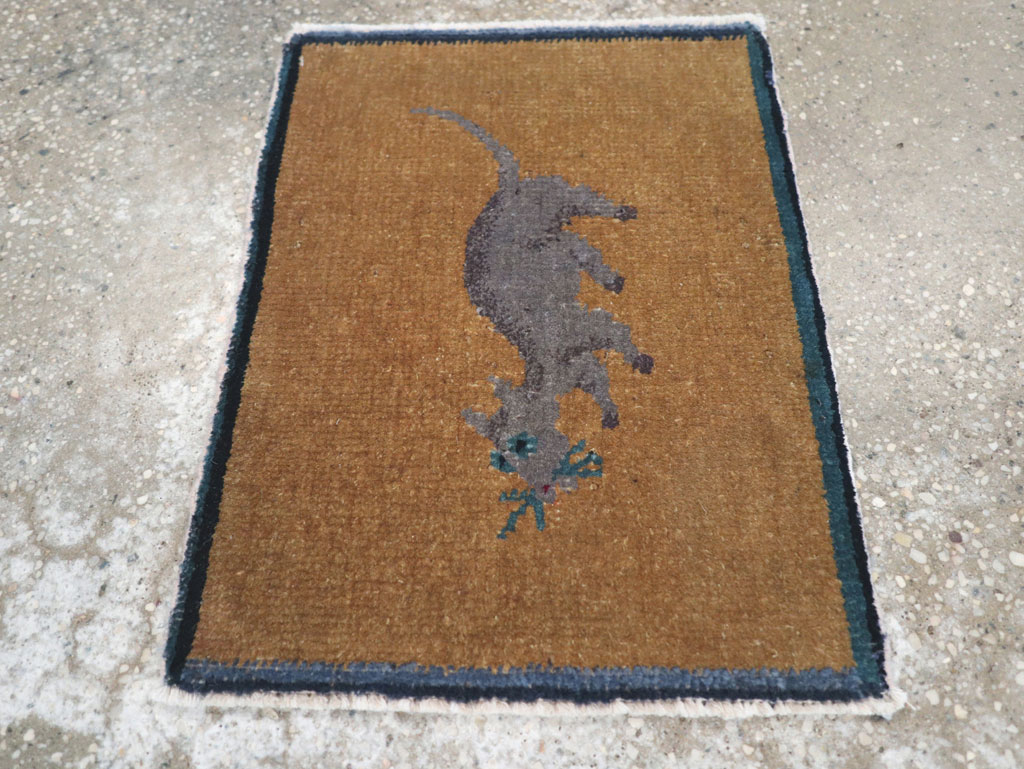 Vintage Chinese Pictorial Rug, No.31815 - Gsblank