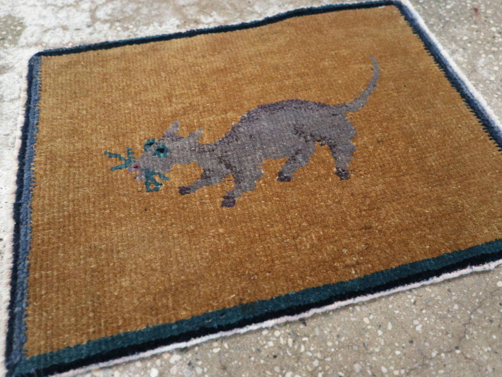 Vintage Chinese Pictorial Rug, No.31815 - Gsblank