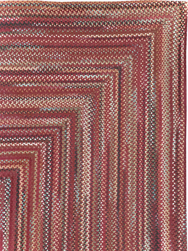 Modern American Braided Room Size Carpet, No.31821 - Gsblank