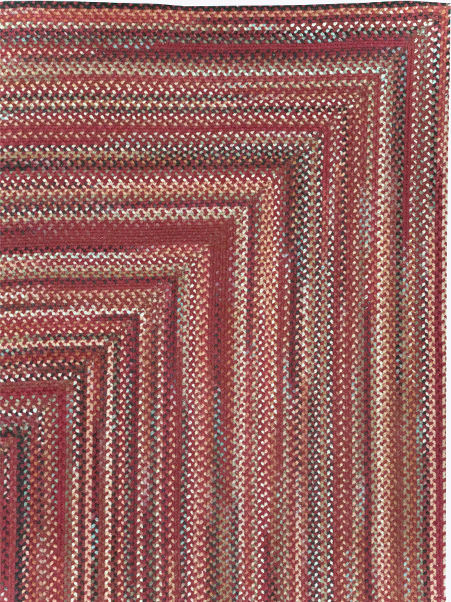 Modern American Braided Room Size Carpet, No.31821 - Gsblank