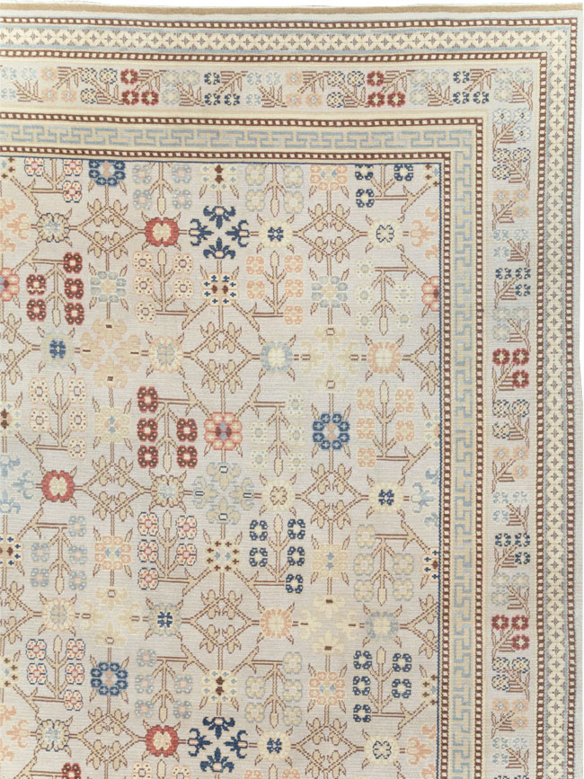 Modern East Turkestan Khotan Large Square Carpet, No.31825 - Gsblank