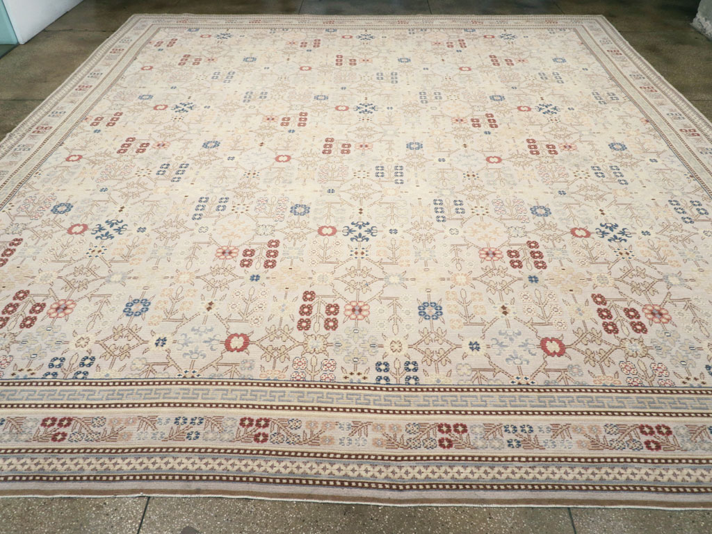 Modern East Turkestan Khotan Large Square Carpet, No.31825 - Gsblank