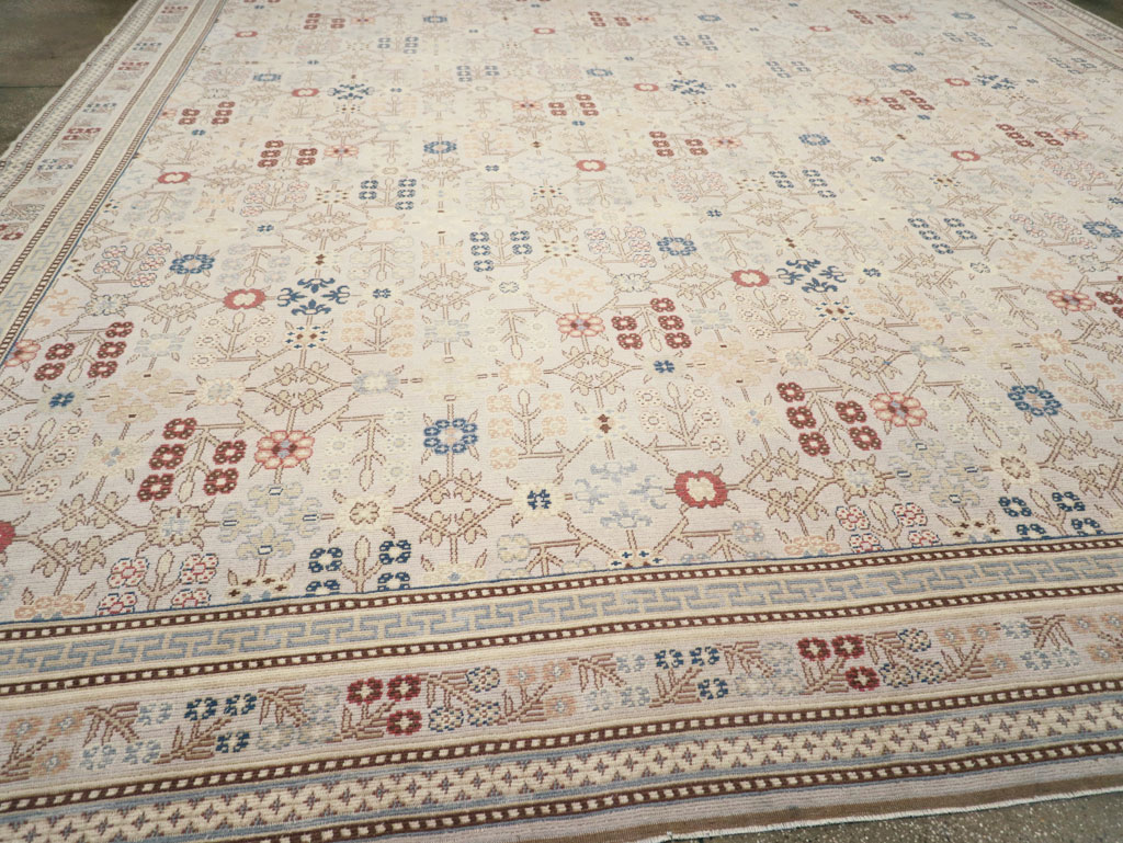 Modern East Turkestan Khotan Large Square Carpet, No.31825 - Gsblank