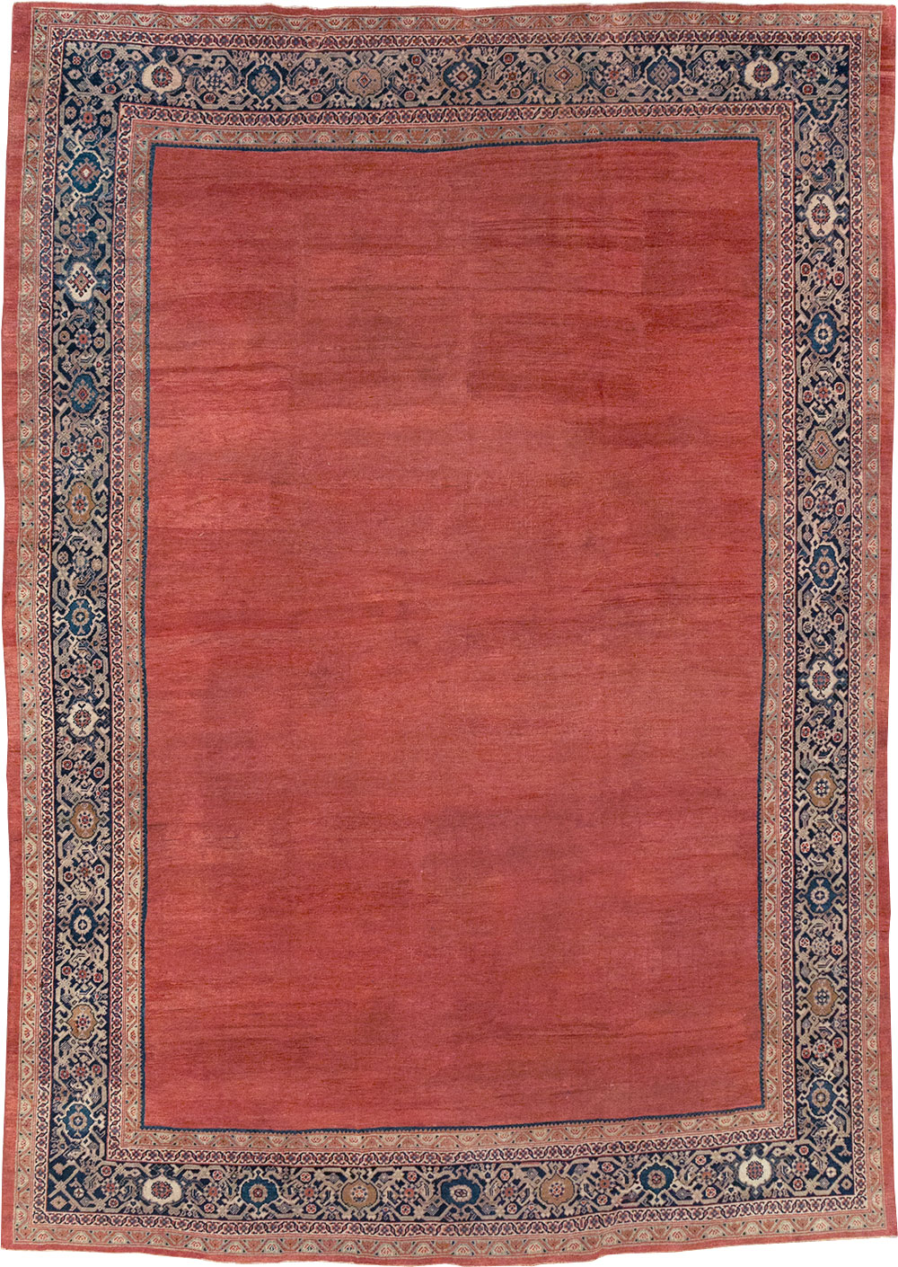 Antique Persian Mahal Room Size Carpet, No.31827 - Gsblank