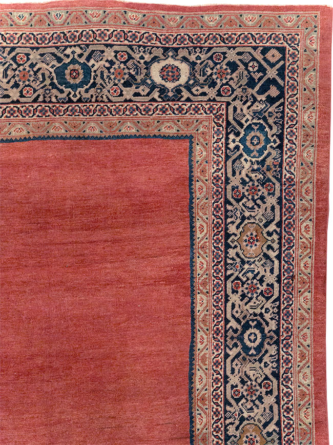 Antique Persian Mahal Room Size Carpet, No.31827 - Gsblank