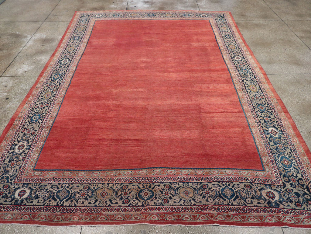 Antique Persian Mahal Room Size Carpet, No.31827 - Gsblank