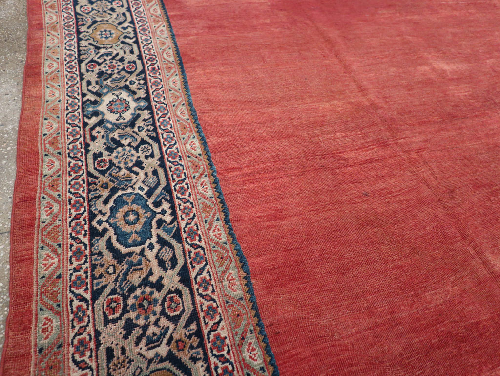Antique Persian Mahal Room Size Carpet, No.31827 - Gsblank