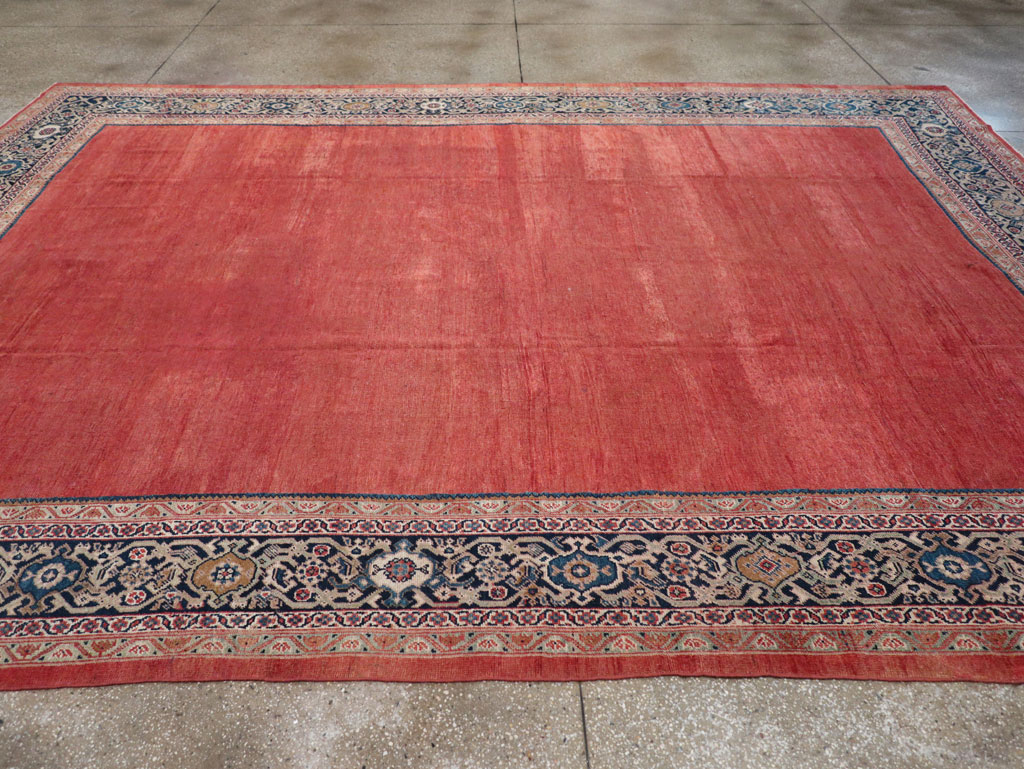 Antique Persian Mahal Room Size Carpet, No.31827 - Gsblank