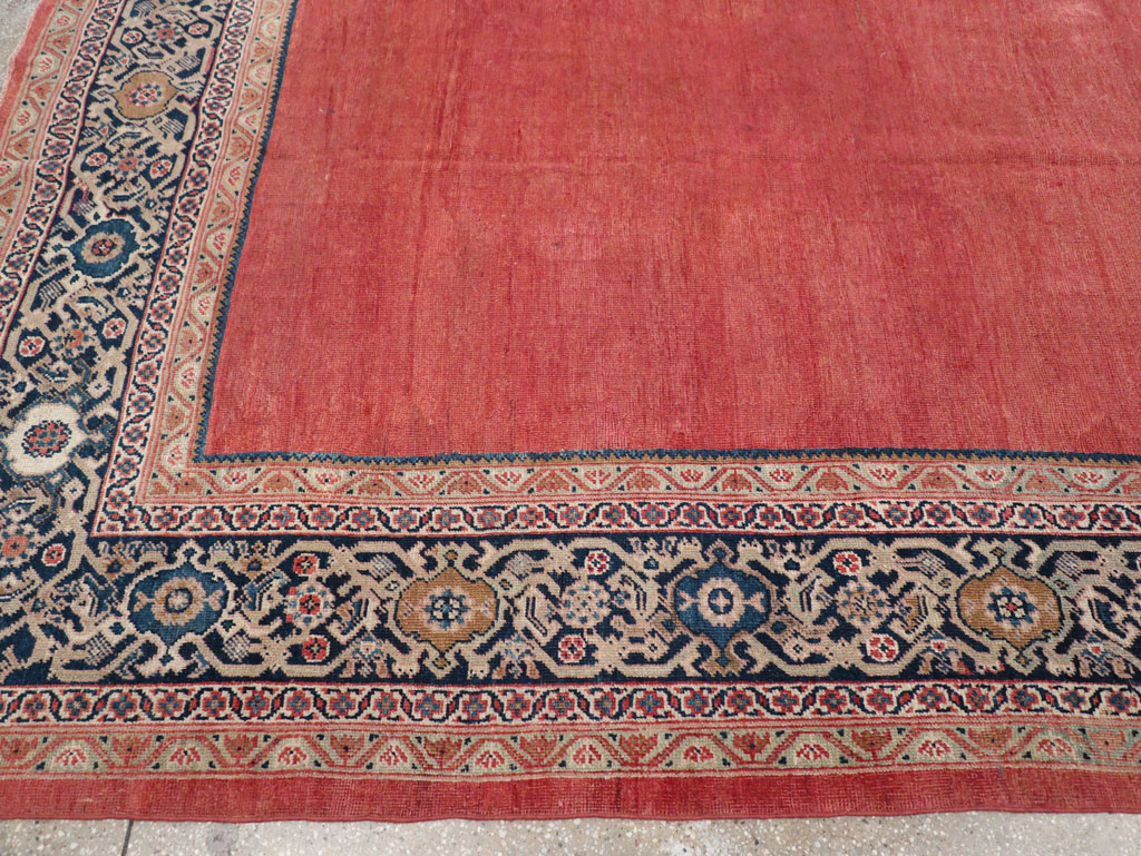 Antique Persian Mahal Room Size Carpet, No.31827 - Gsblank