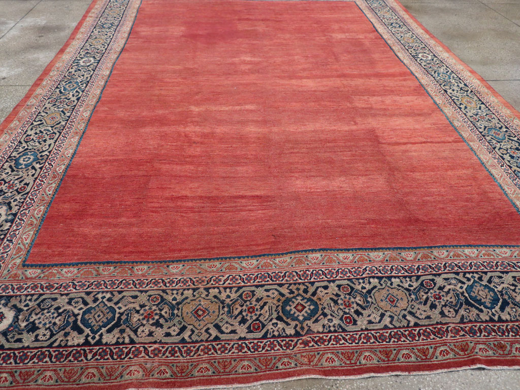 Antique Persian Mahal Room Size Carpet, No.31827 - Gsblank