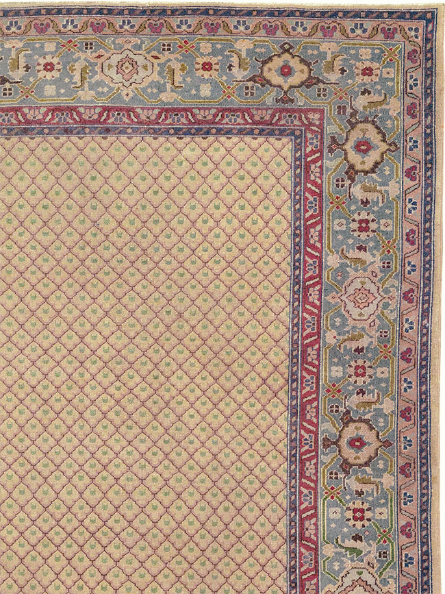 Vintage Indian Room Size Carpet, No.31828 - Gsblank