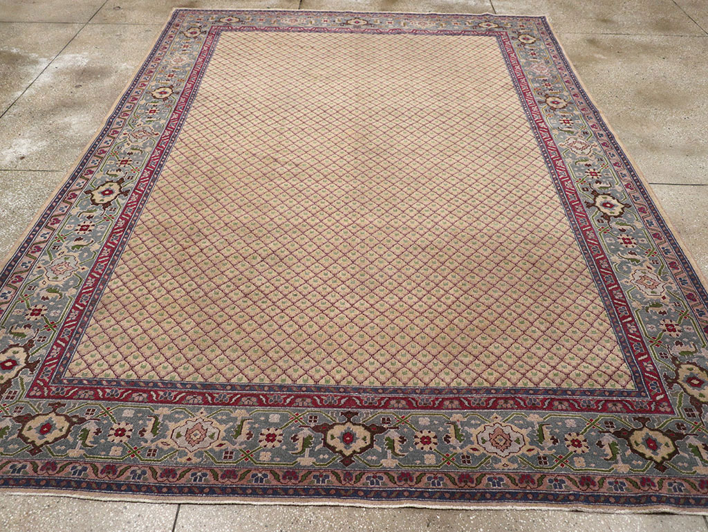 Vintage Indian Room Size Carpet, No.31828 - Gsblank