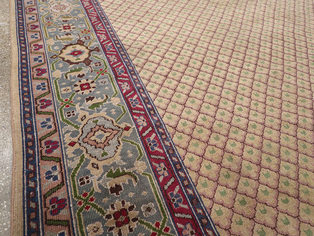 Vintage Indian Room Size Carpet, No.31828 - Gsblank