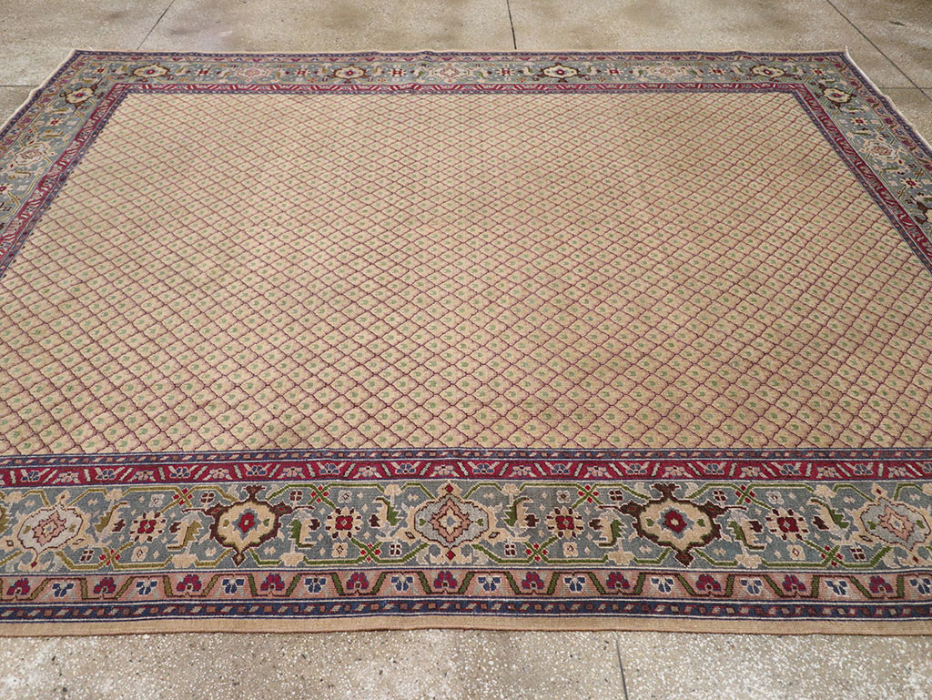 Vintage Indian Room Size Carpet, No.31828 - Gsblank