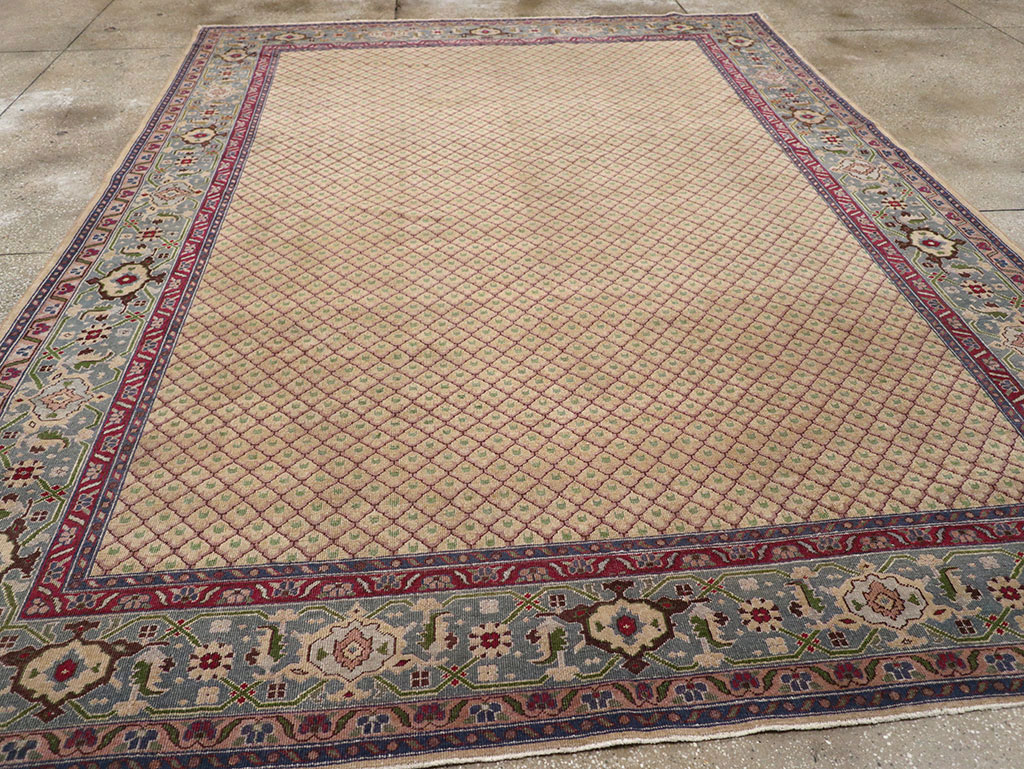 Vintage Indian Room Size Carpet, No.31828 - Gsblank
