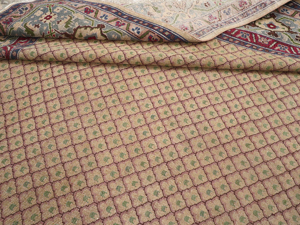 Vintage Indian Room Size Carpet, No.31828 - Gsblank