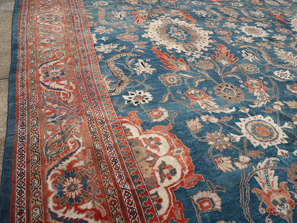 Antique Persian Sultanabad Oversize Rug, No.31847 - Gsblank