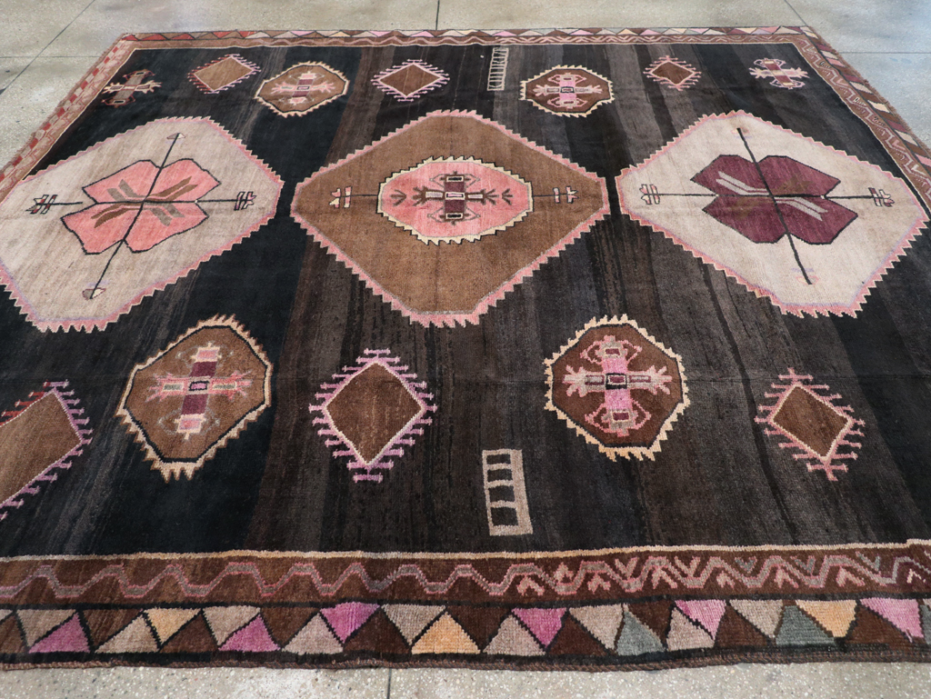 Vintage Turkish Anatolian Room Size Carpet, No.31854 - Gsblank