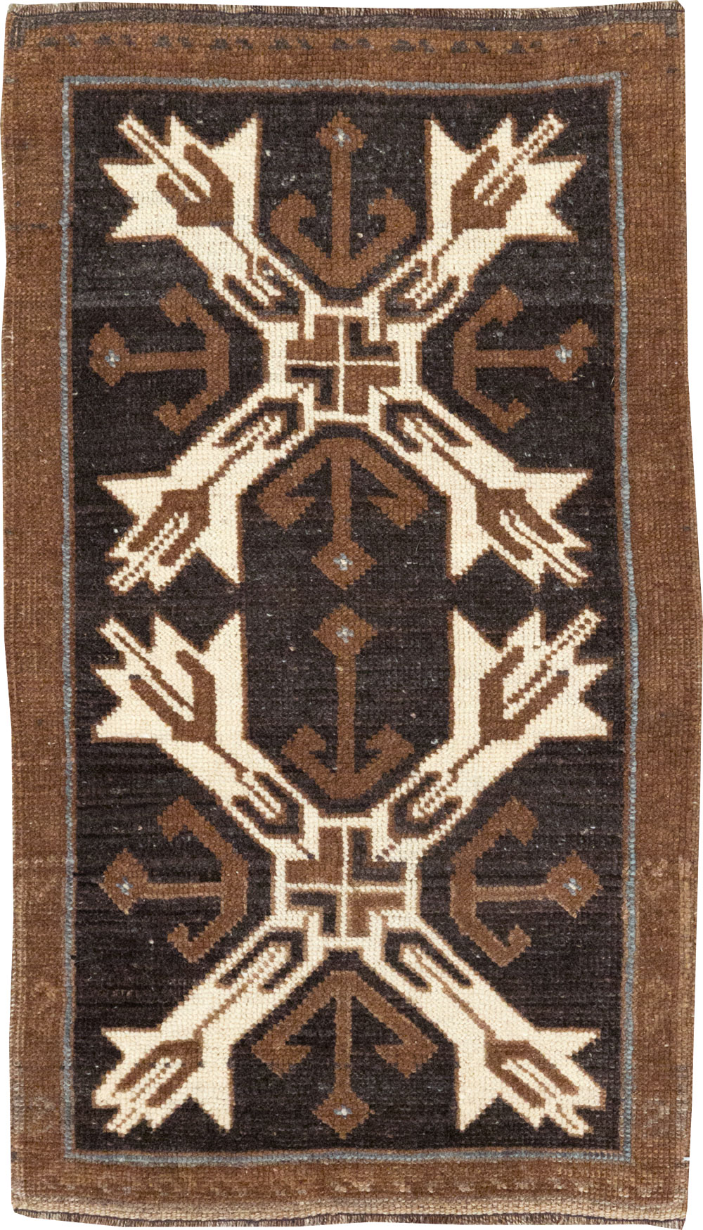 Vintage Turkish Anatolian Throw Rug, No.31855 - Gsblank
